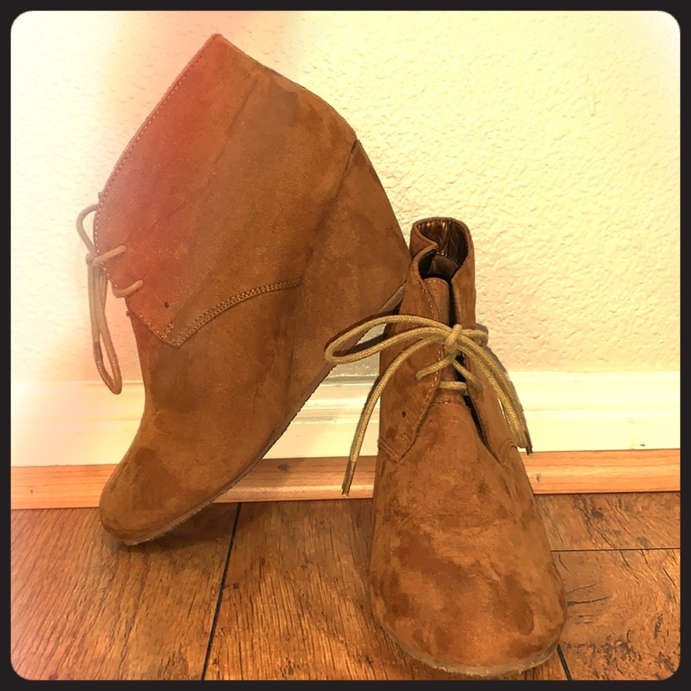 Wedged Booties